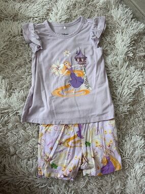 Posh Peanut Disney Princess Rapunzel Tee and Matching Shorts